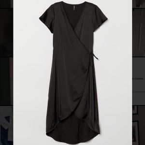 H&M ballerina wrap midi dress